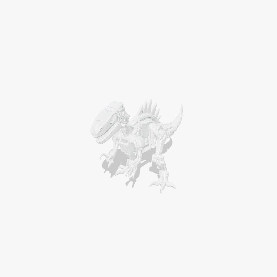Metallic Dinosaur Robot Model Pack